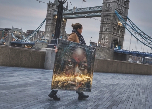 Fotografija 6 - Branka Grubić s izložbe u Londonu: 'Meni je Božić ove godine definitivno uranio'