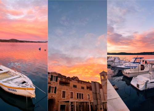 Jutros je izlazak sunca bio nestvaran, pogledajte Šibenik obojan toplim pastelnim bojama