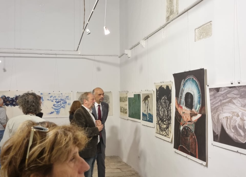 Fotografija 15 - U Galeriji sv. Krševana suvremena japanska tehnika 32 HANGA: 'Ova izložba je jedan most između Šibenika i Tokija'