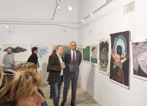 Fotografija 14 - U Galeriji sv. Krševana suvremena japanska tehnika 32 HANGA: 'Ova izložba je jedan most između Šibenika i Tokija'