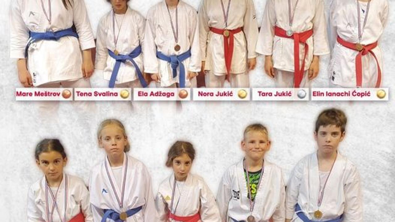 Pregršt medalja za Karate klub Okit na međunarodnom Rijeka kupu