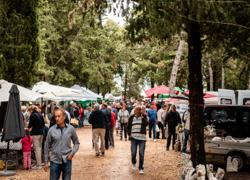 Fotografija 47 - Bili smo na Benkovačkom sajmu: Najtraženija 'roba' su CD-evi Thompsona i Bulića, a za prasetinu se čeka red