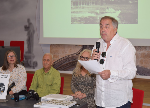 Fotografija 3 - Predstavljena knjiga 'Zahuktali zov Krke', najstarijeg aktivnog šibenskog novinara Joška Čelara