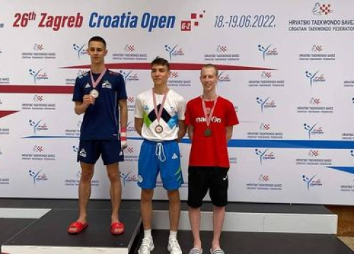 Taekwondo Croatia Open: Josip Teskera dominantno do zlata, Kristini Jakovljević prvi seniorski bodovi