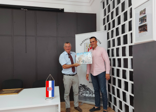 Fotografija 4 - STK Šibenik i predsjednik HSTS Pospiš na prijemu u Zajednici sportova grada Šibenika