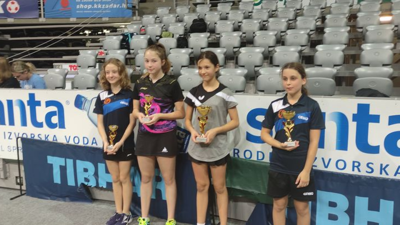 Perjanica kluba: Šibenska stolnotenisačica Loreta Mandić druga na turniru u Zadru