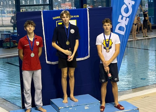 Plivači Mora uspješni na dva turnira: Goran Stegić do zlata na 50 metara leptir