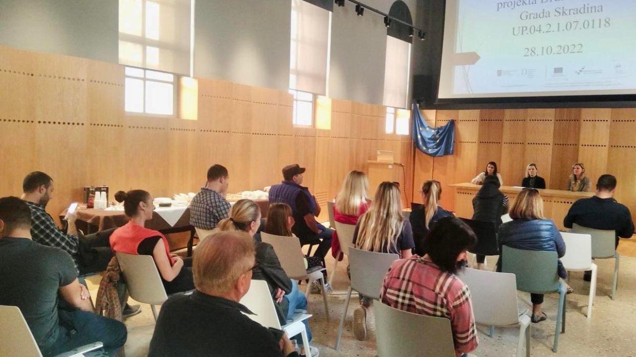 Projekt Društveni centar Grada Skradina uspješno je priveden kraju!