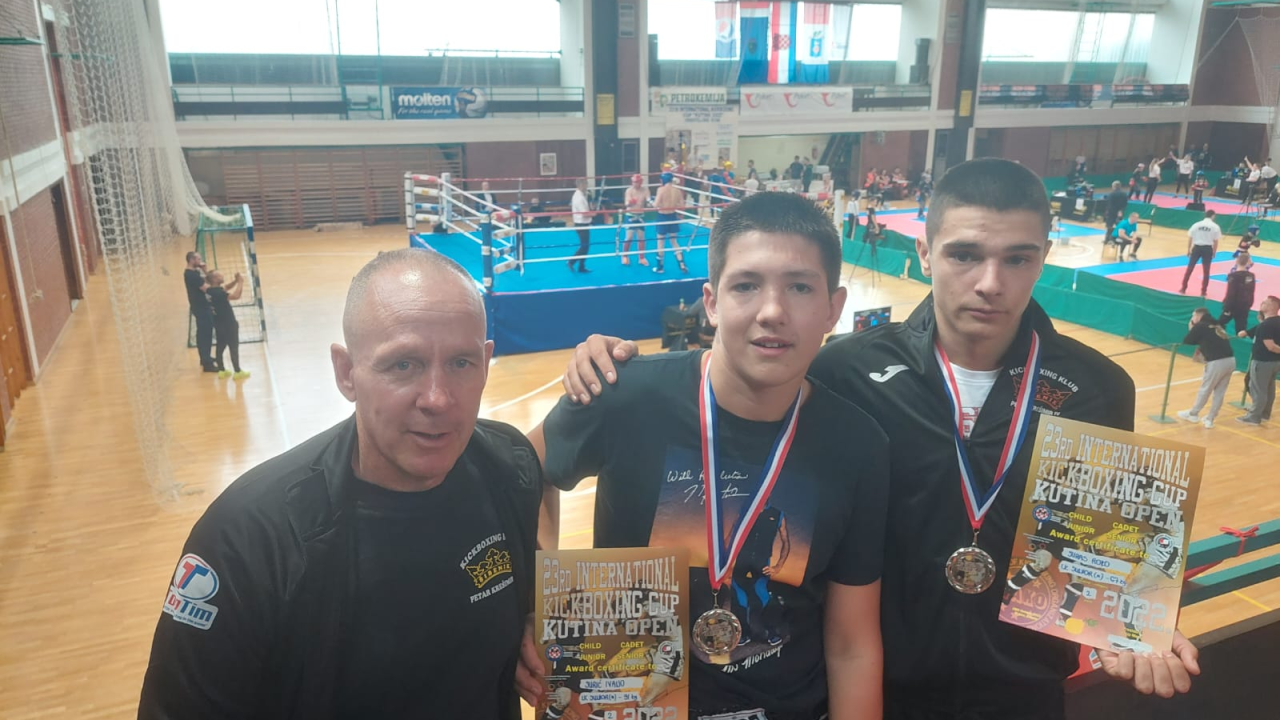 Uspjeh za Kickboxing klub Petar Krešimir IV.: Srebro za Roka Jurasa i Ivana Jurića