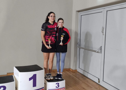 Fotografija 6 - Dva postolja za Stolnoteniski klub Šibenik: Franka Miškić dva puta brončana