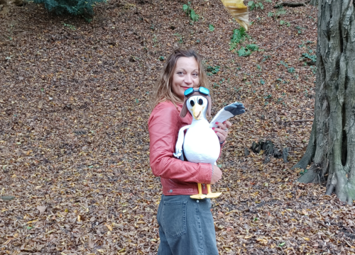 Martina je biologinja koja je postala spisateljica, a ona i njezin galeb Marko sada su 'odletjeli' na Interliber