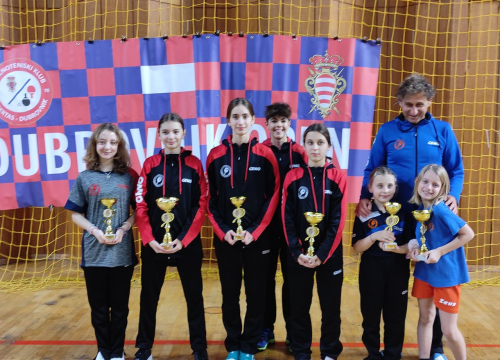 Veliki uspjeh šibenskih mlađih stolnotenisača na Dubrovnik Openu