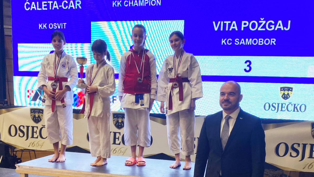 Marijeta Ćaleta-Car iz Osvita viceprvakinja Hrvatske u karateu!
