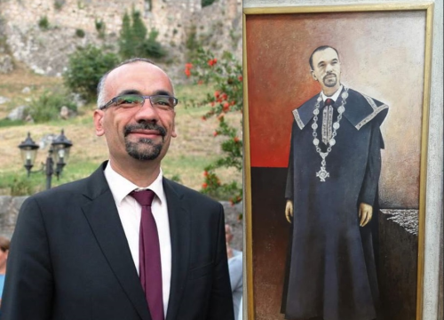 Marko Jelić o svom portretu na kninskom Veleučilištu: 'Svaki dekan to dobije, to je normalna stvar'