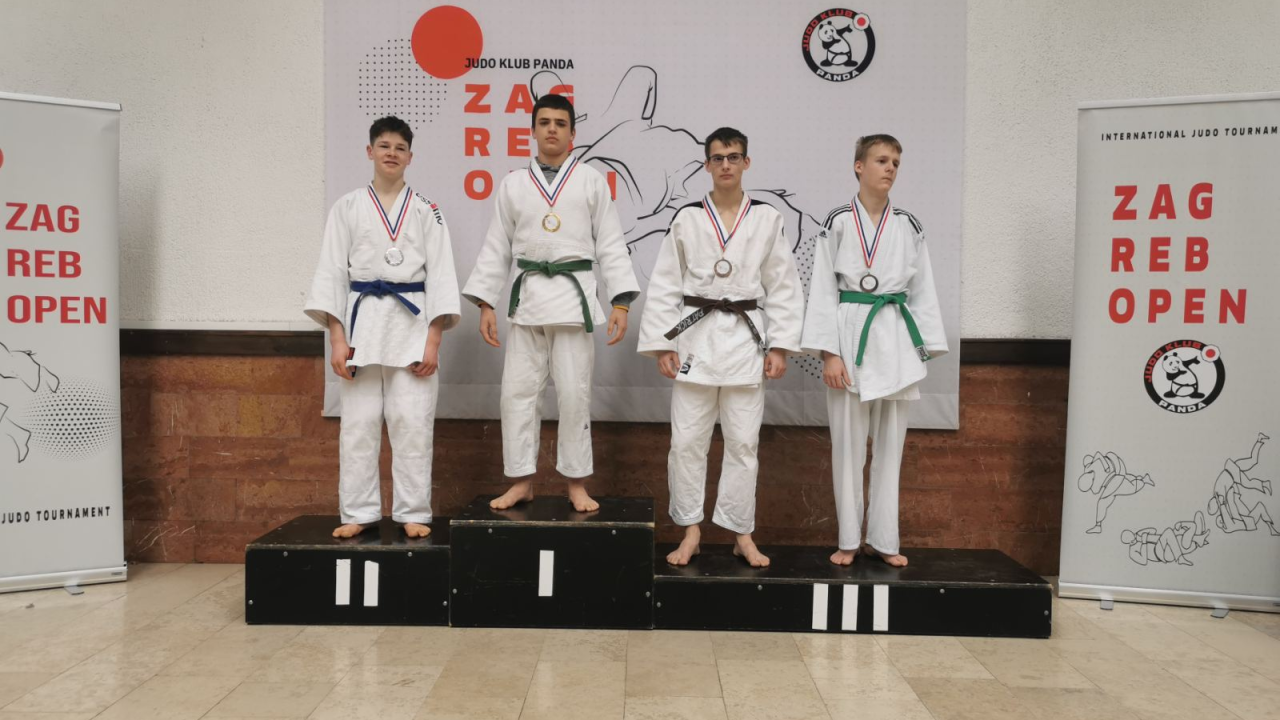 U Zagrebu održan kriterijski judo turnir Zagreb Open: Filip Knez se vratio s dvije medalje