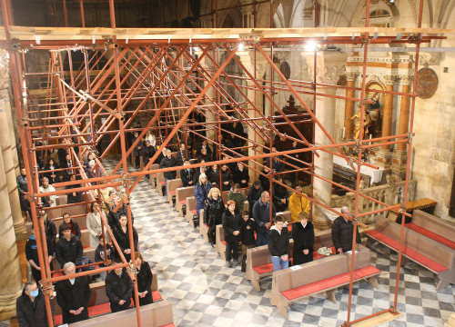 Fotografija 3 - U katedrali održano misno slavlje s obredom pepeljenja