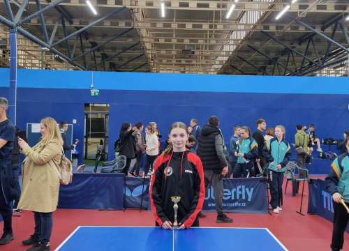 Fotografija 2 - Sjajan rezultat šibenske stolnotenisačice Franke Miškić na državnom prvenstvu u Zagrebu