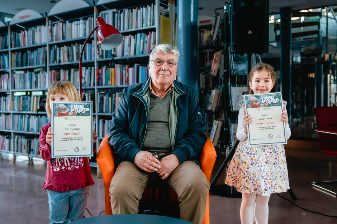 Najčitatelji šibenske knjižnice su Bruna Kozić, Gloria Lokas, Saša Veligdanski i Niko Konjuh