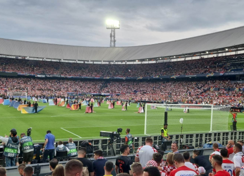 Fotografija 27 - Šibenčani stigli na stadion: Atmosfera je fenomenalna