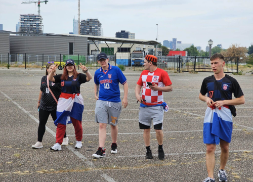 Fotografija 10 - Šibenčani stigli na stadion: Atmosfera je fenomenalna