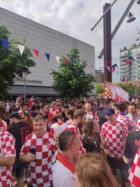 Šibenčani stigli na stadion: Atmosfera je fenomenalna