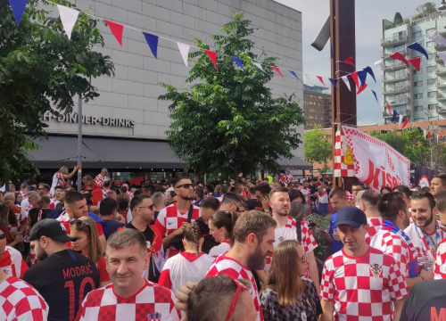 Fotografija 18 - Šibenčani stigli na stadion: Atmosfera je fenomenalna