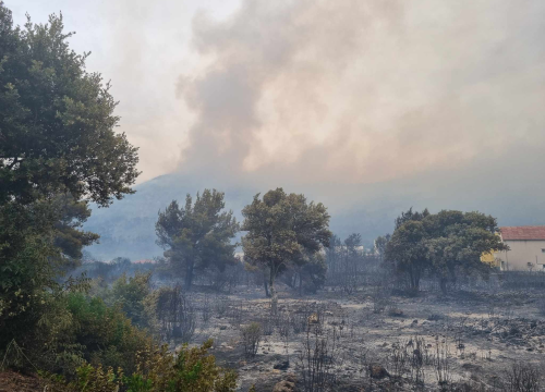 Fotografija 24 - Objekti nisu ugroženi, vatrogasci ostaju na terenu cijelu noć