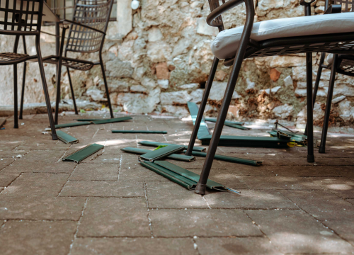 Fotografija 3 - Jugo bacilo grilju na terasu restorana na Gorici, štok vatrogasci skinuli sa stabla