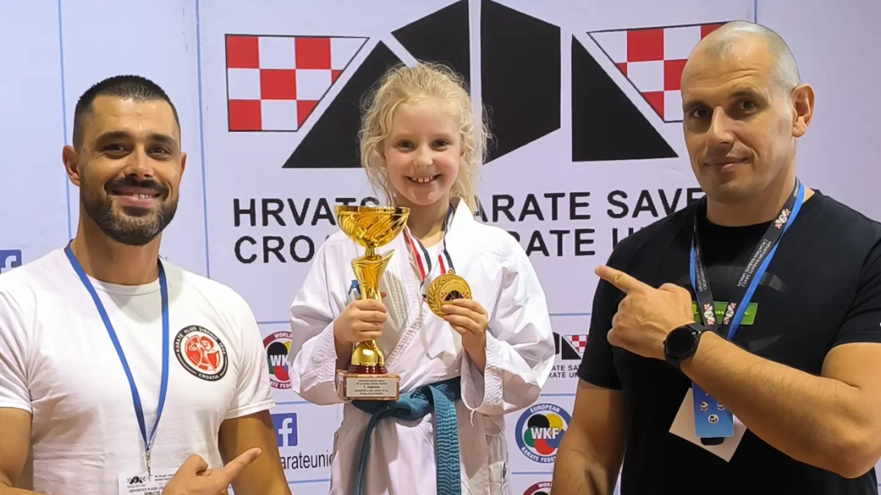 Članovi KK Šibenik 1066 Gabrijela i Roko Županović, te Bruna Gulam prvaci su Hrvatske u karateu