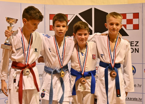Fotografija 13 - Karate klub Okit-Vodice osvojio 15 medalja na Prvenstvu Hrvatske za mlađe uzraste