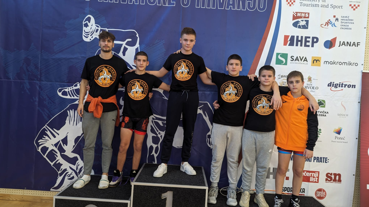 Jan Slavica prvak je Hrvatske među mlađim dječacima, Bulat viceprvak, Shapovalov treći