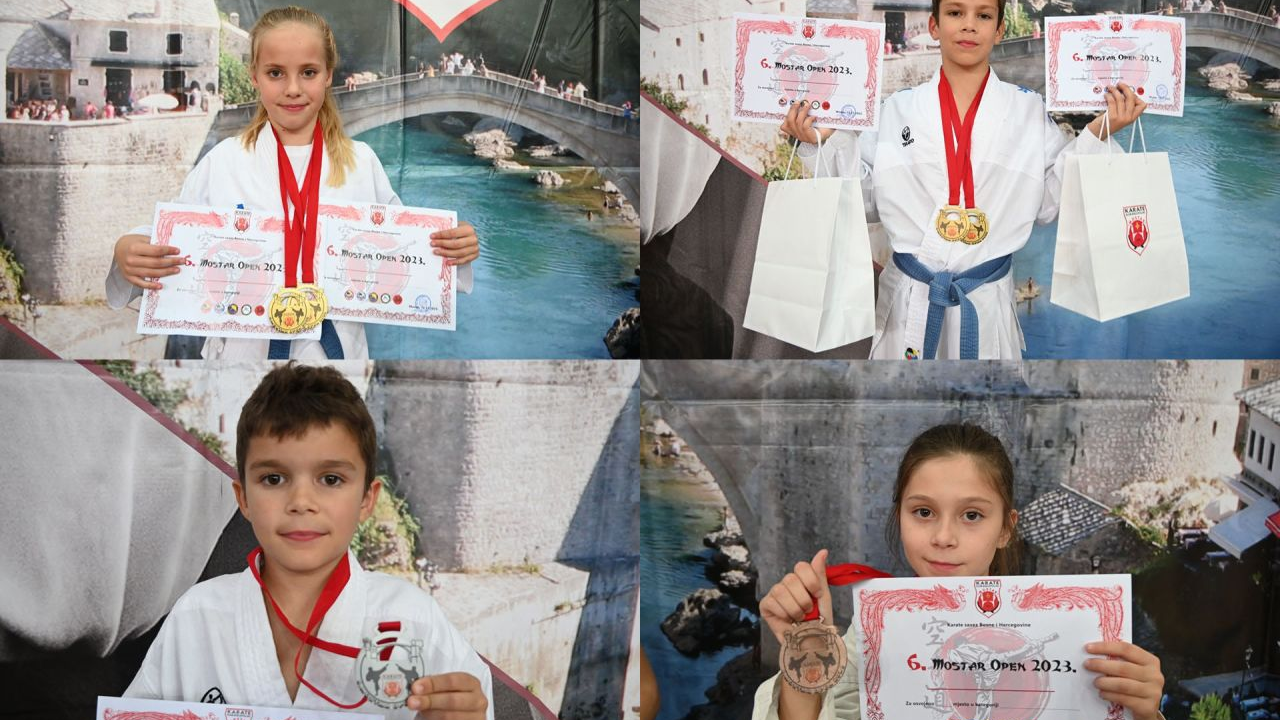 Članovi Karate škole Tisno osvojili šest medalja na turniru u Mostaru