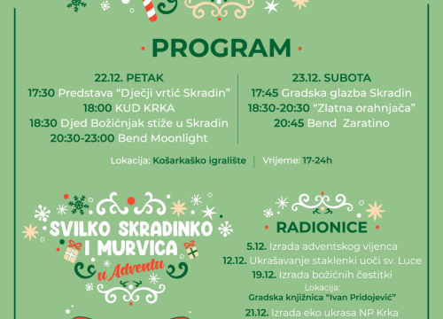 Fotografija 3 - Ne propustite ovogodišnji Advent pod murvom u Skradinu!