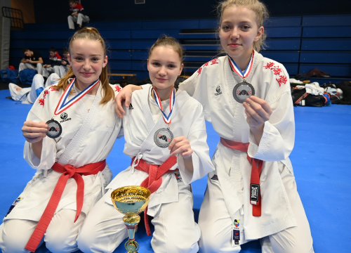 Vodičke karatašice Elin, Gabrijela i Ela viceprvakinje Hrvatske