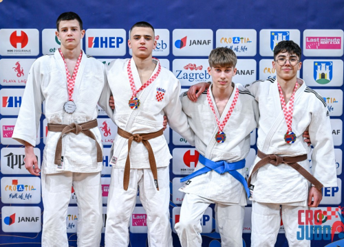 Fotografija 5 - Šibenčanin Filip Knez kadetski je prvak Hrvatske u judu