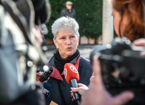 Fotografija 2 - Kaprijani ne odustaju, prosvjedovali ispred gradske uprave: 'Postali smo otok-slučaj radi par usijanih glava'