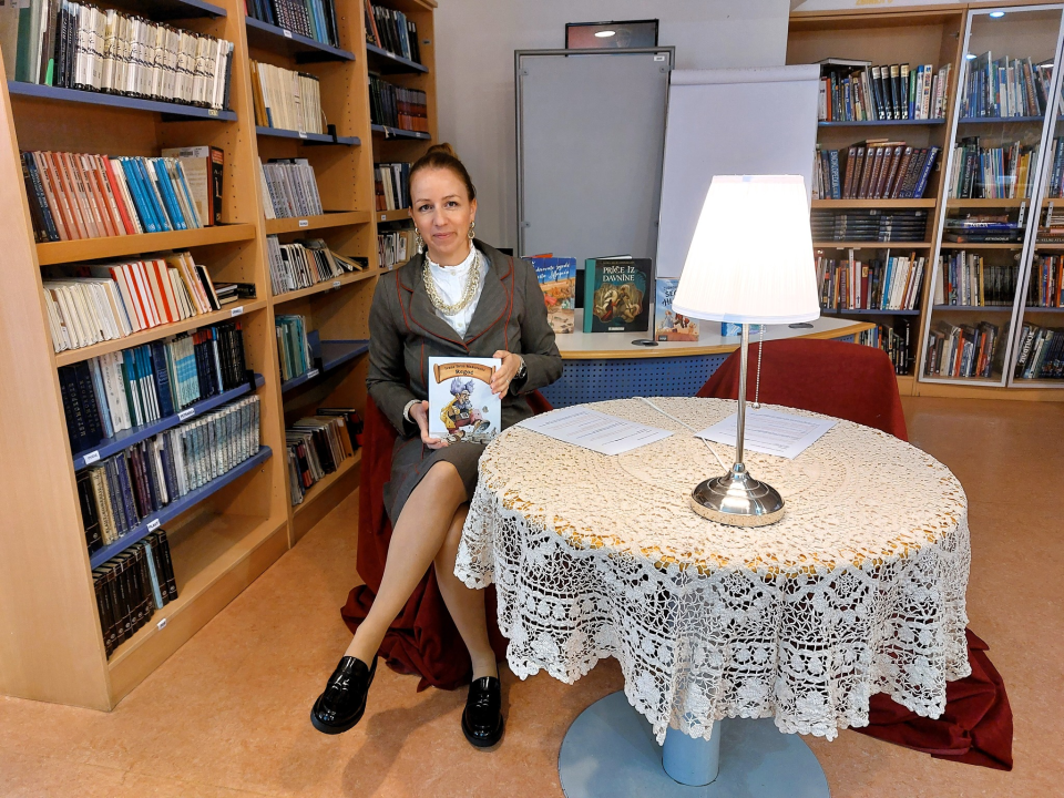 Knjižničarka Marina Šimić jedna je od onih zbog kojih je šibenska Knjižnica djeci ugodno mjesto za učenje i igru