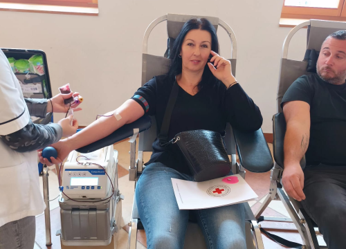 Fotografija 7 - U Rogoznici jutros prikupljeno 33 doza krvi, ponose se i s tri nova darivatelja