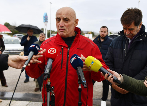 Željko Marušić kod Šibenskog mosta: 'Riječ je o forsiranju prometnog rješenja koje je loše i pogibeljno'