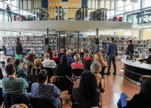 Fotografija 3 - Knjižnica predstavljanjem knjige Senke Dodig obilježila 102. obljetnicu osnutka