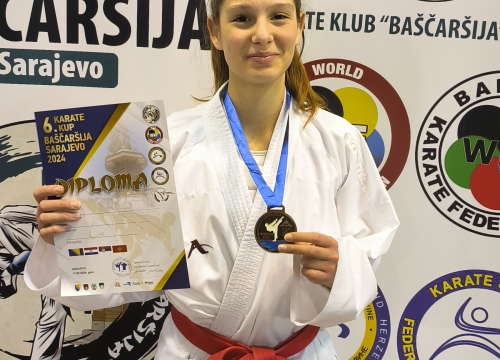 Fotografija 4 - Još jedan uspješan vikend za Karate klub Šibenik 1066: Iz Sarajeva se vratili s nizom medalja