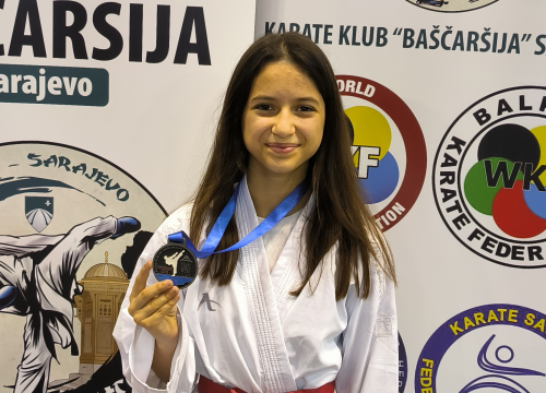 Fotografija 5 - Još jedan uspješan vikend za Karate klub Šibenik 1066: Iz Sarajeva se vratili s nizom medalja