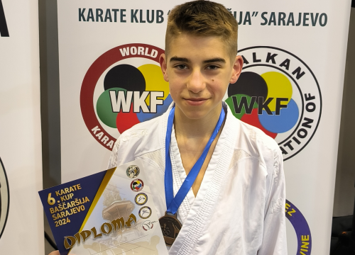 Fotografija 9 - Još jedan uspješan vikend za Karate klub Šibenik 1066: Iz Sarajeva se vratili s nizom medalja