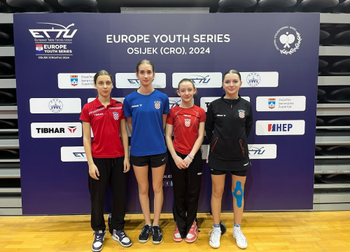 Četiri šibenske stolnotenisačice na Europe Youth turniru – Croatia Open u Osijeku