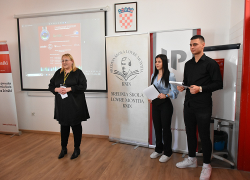 Fotografija 5 - U kninskoj srednjoj školi održano regionalno natjecanje Poslovni izazov 2024. za regiju Jug