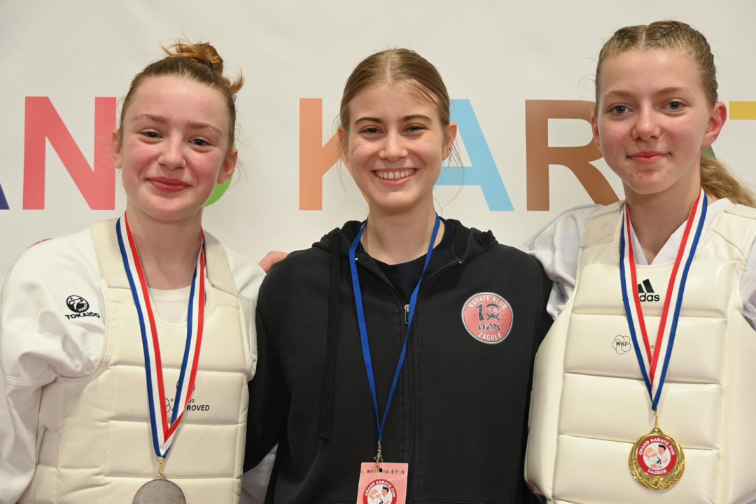 Karate klub Okit Vodice drugi najbolji klub turnira 'Grand karate fun' u Zagrebu