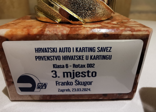 Fotografija 9 - Član KK Dubrava-Šibenik Franko Škugor nagrađen za 3. mjesto u svojoj klasi