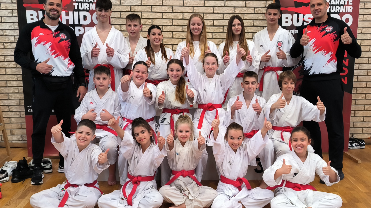 Čak 18 medalja za karataše Šibenika 1066 na Bushido openu u Banja Luci