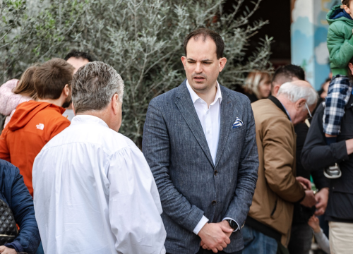 Fotografija 27 - Uskrsni doručak i ove godine privukao brojne Šibenčane, fritaja 'planula' u nekoliko minuta