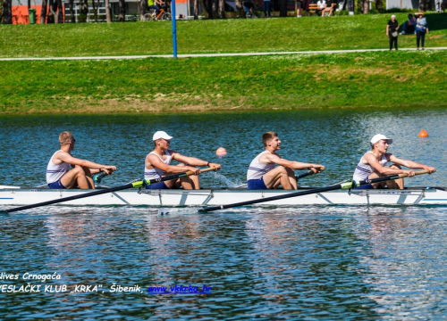 Fotografija 4 - Veslačima Krke na jakoj međunarodnoj regati u Zagrebu zlato, srebro i tri bronce